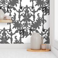 1892 Bird On a Wire Damask ~ Silhouettes