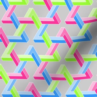 02820167 : impossible interlocking triangles 1 x3