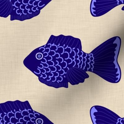 indigo_fish_on_natural_linen