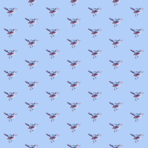 Song Bird in Periwinkle Blue