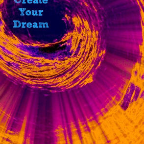 Create Your Dream #4 Purple and Orange