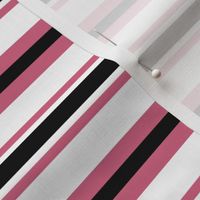 pink & black stripes