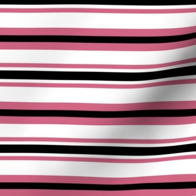 pink & black stripes
