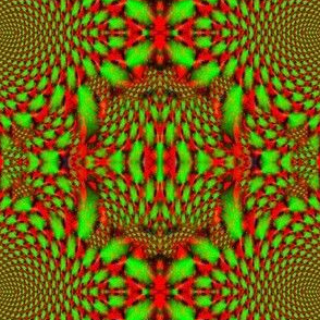 Green & Red Square Illusions