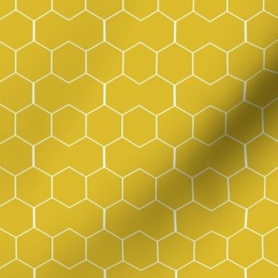 Honeycomb in Golden Yellow