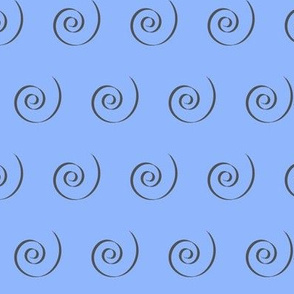 Cinderella Swirl -Blue