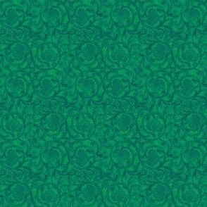 Rouba's Green Brocade