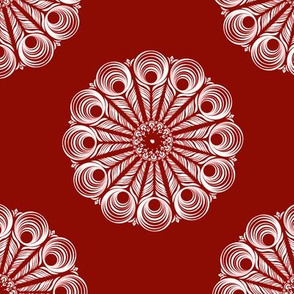 ChineseMandala - dark red