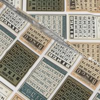 vintage bingo cards