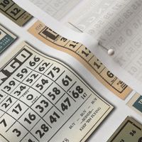 vintage bingo cards