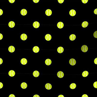 Tennis Ball Dot Black