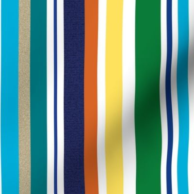 Beach, Stripe, Colorful, Coastal, Stripes, jg_anchor_designs, jganchordesigns, red, orange, yellow, blue, aqua, turquoise, green, rainbow, #beach #stripes