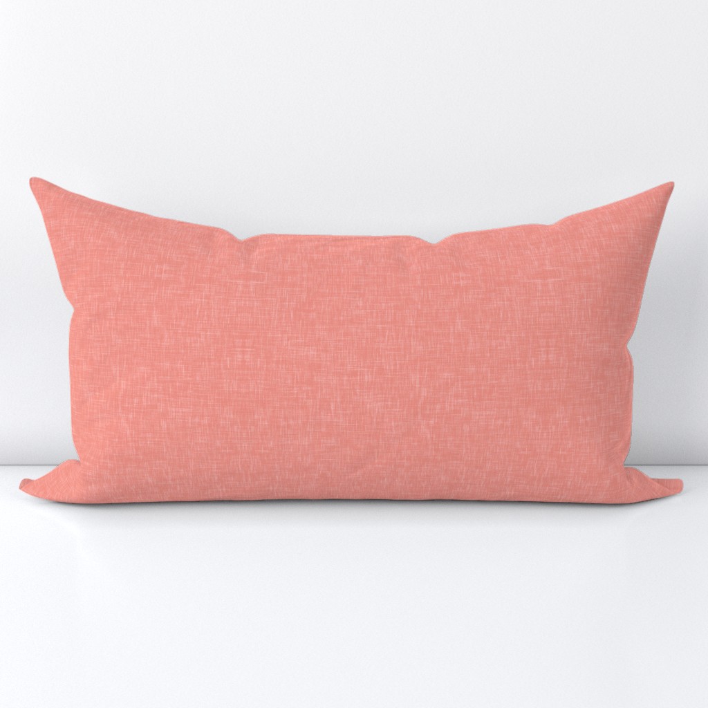 Light Coral Linen Solid