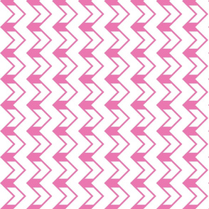 Nested chevrons pink - white