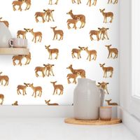 Fawn Nursery in Caramel on White