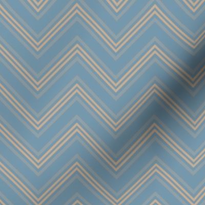 Pool Blue Chevron Small © Gingezel™