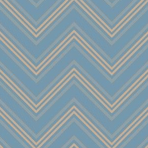 Pool Blue Chevron Small © Gingezel™