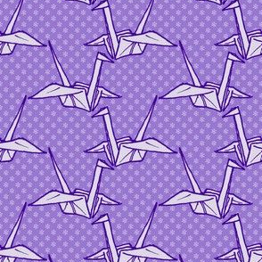 Paper Crane - Purple