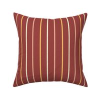 Minoan stripe 1 on Egyptian red by Su_G_©SuSchaefer