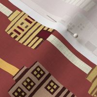 Minoan house stripes including milk cream by Su_G_©SuSchaefer