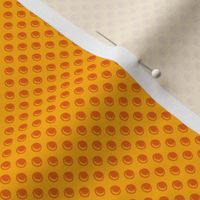 Orange Grate Dots