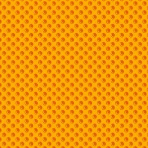 Orange Grate Dots