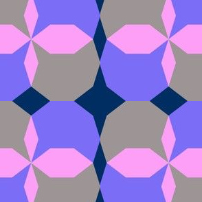 decagon purple - blue - gray - navy