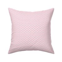 quatrefoil hot pink on white - small