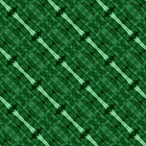 Patchwork: Green Stripes on the Bias