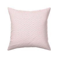 quatrefoil coral on white - small