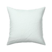 quatrefoil mint green on white - small