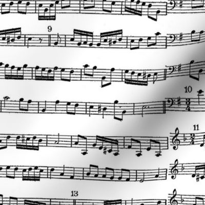 sheet music notes