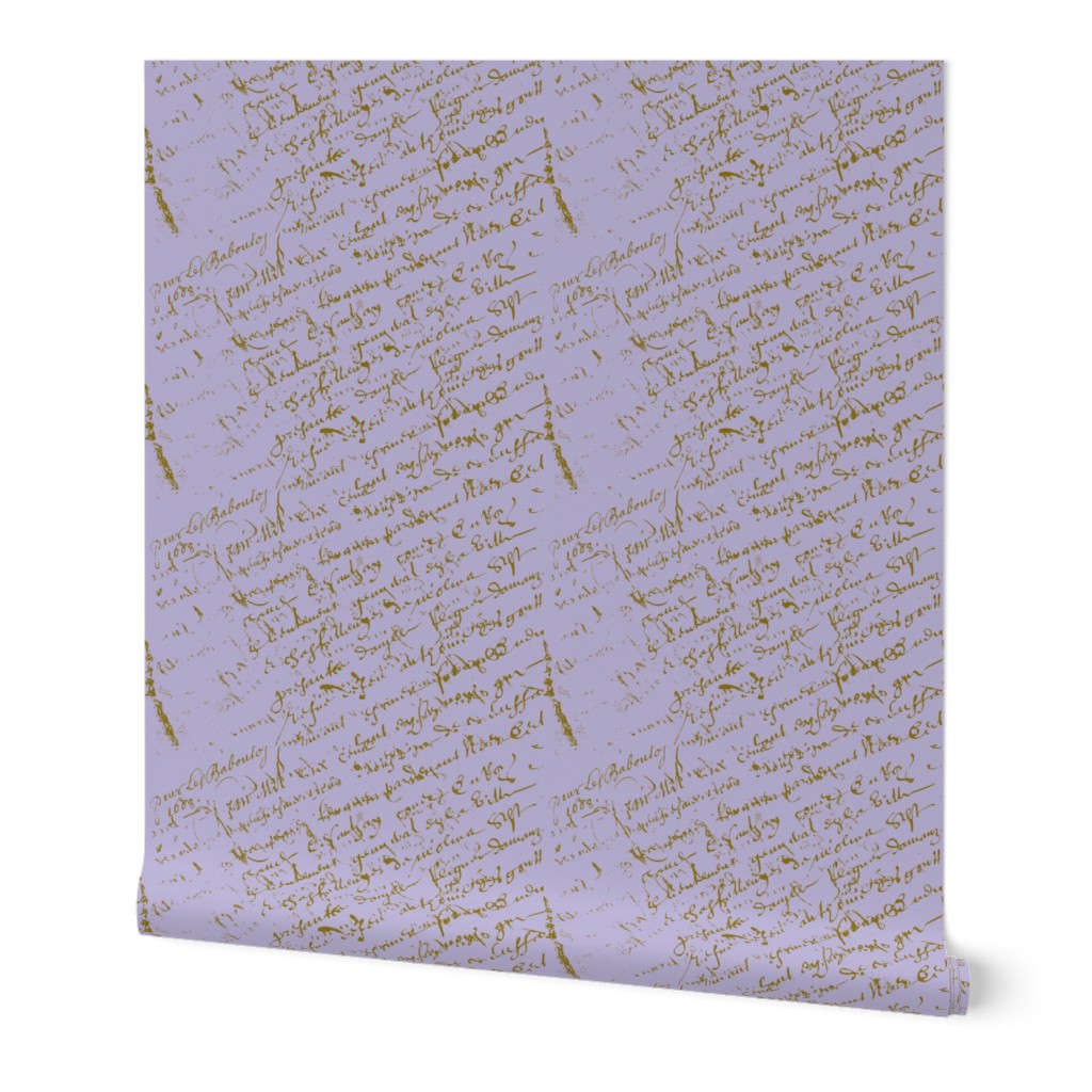 French Script Lavender