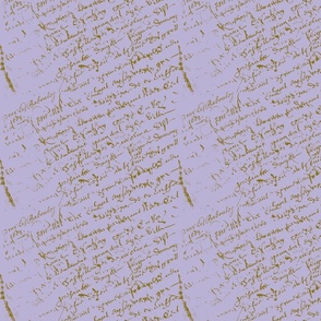 French Script Lavender