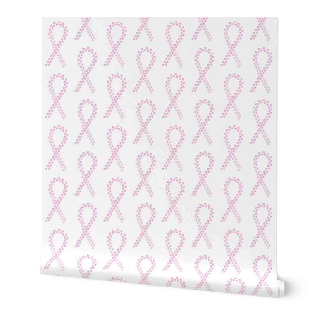 Pawprint awareness ribbon