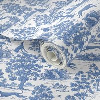 Soft Blue Greyhound Toile