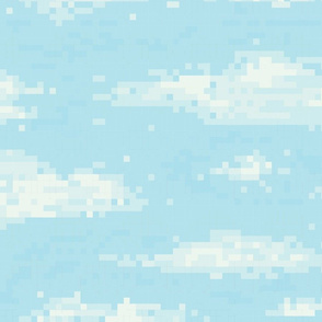 Pixel art sky