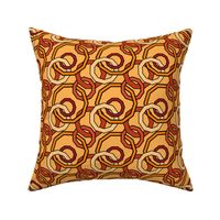 Linked Geometric in Warm Colors