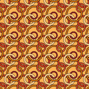 Linked Geometric in Warm Colors