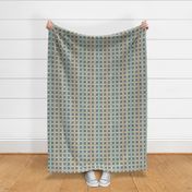 Linen Mod Squares Gray Grid