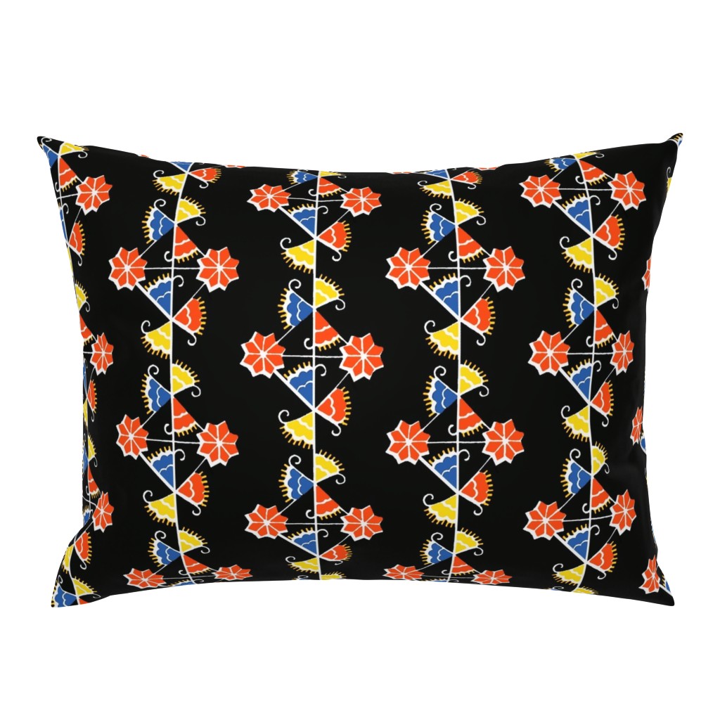 Ukrainian Geo-Floral Block Print