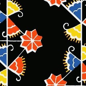 Ukrainian Geo-Floral Block Print