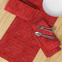 Linen in Dark Watermelon Red