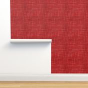 Linen in Dark Watermelon Red