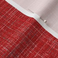 Linen in Dark Watermelon Red