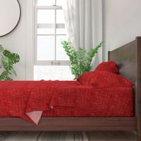 Linen in Dark Watermelon Red