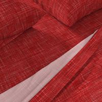 Linen in Dark Watermelon Red