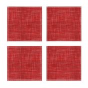 Linen in Dark Watermelon Red