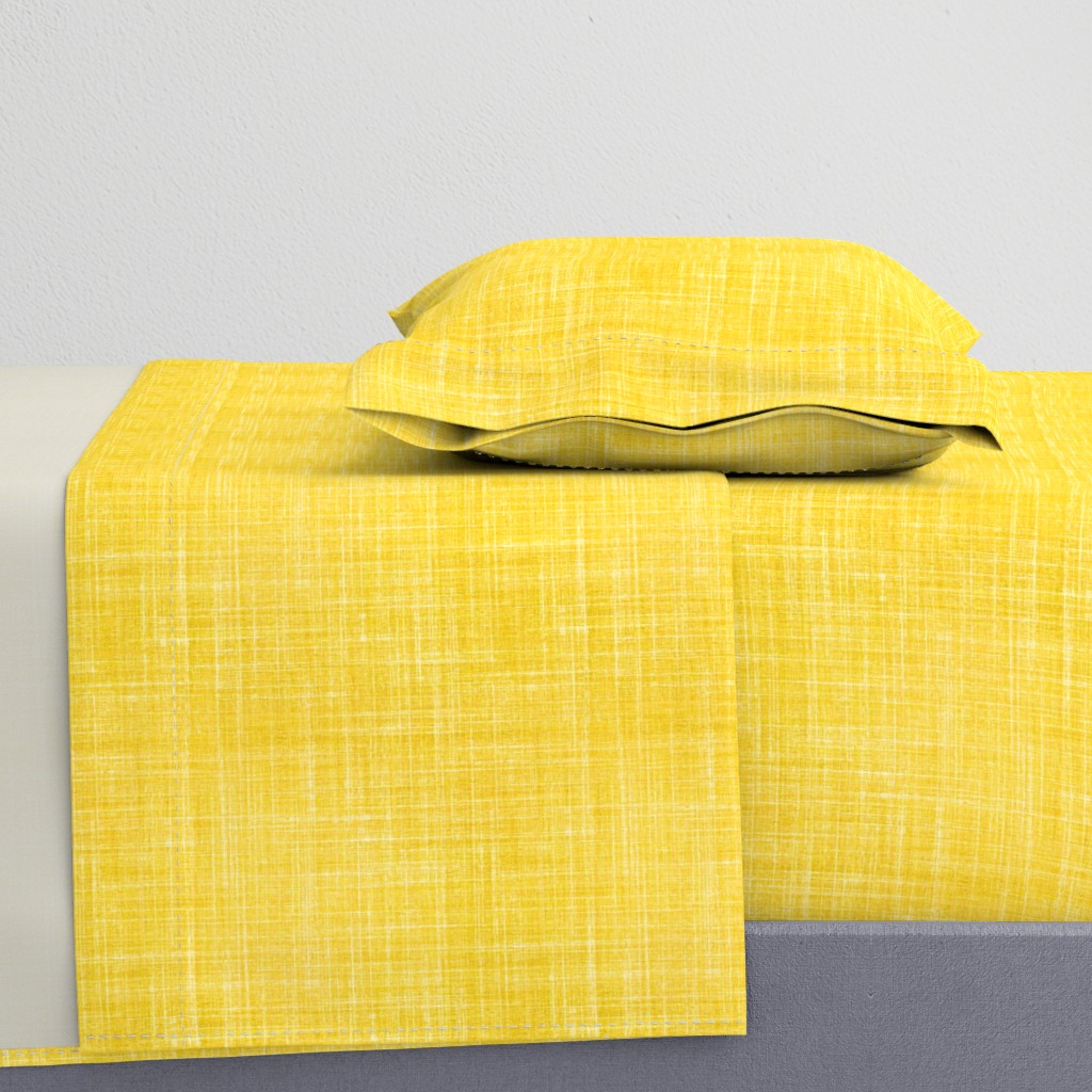 Linen in Sunshine yellow