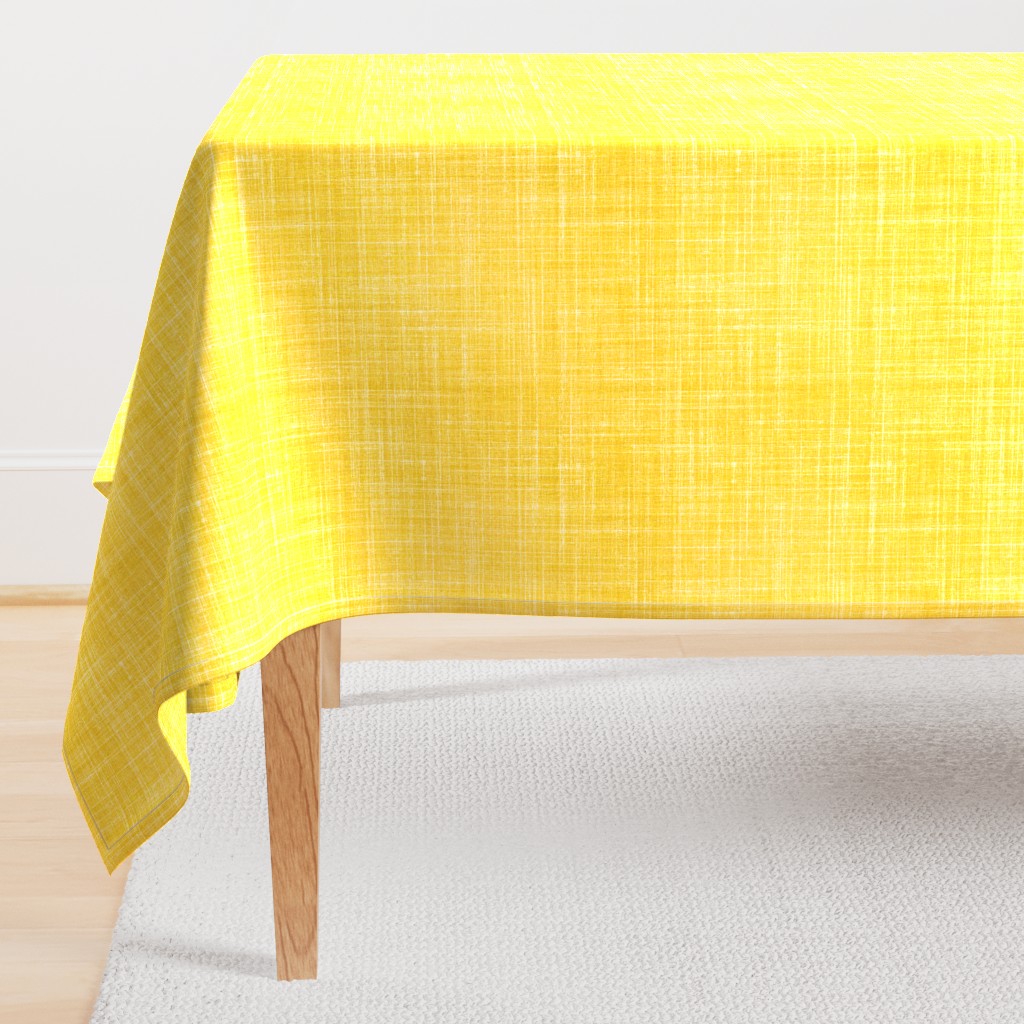 Linen in Sunshine yellow